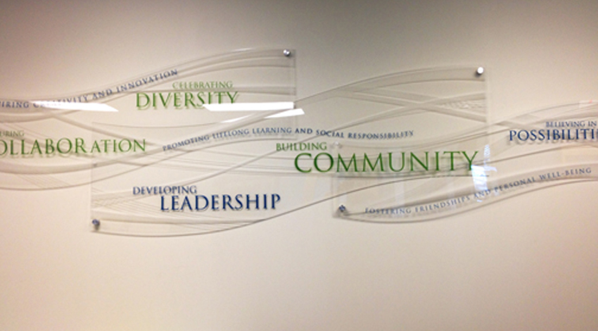 Acrylic Wall Display